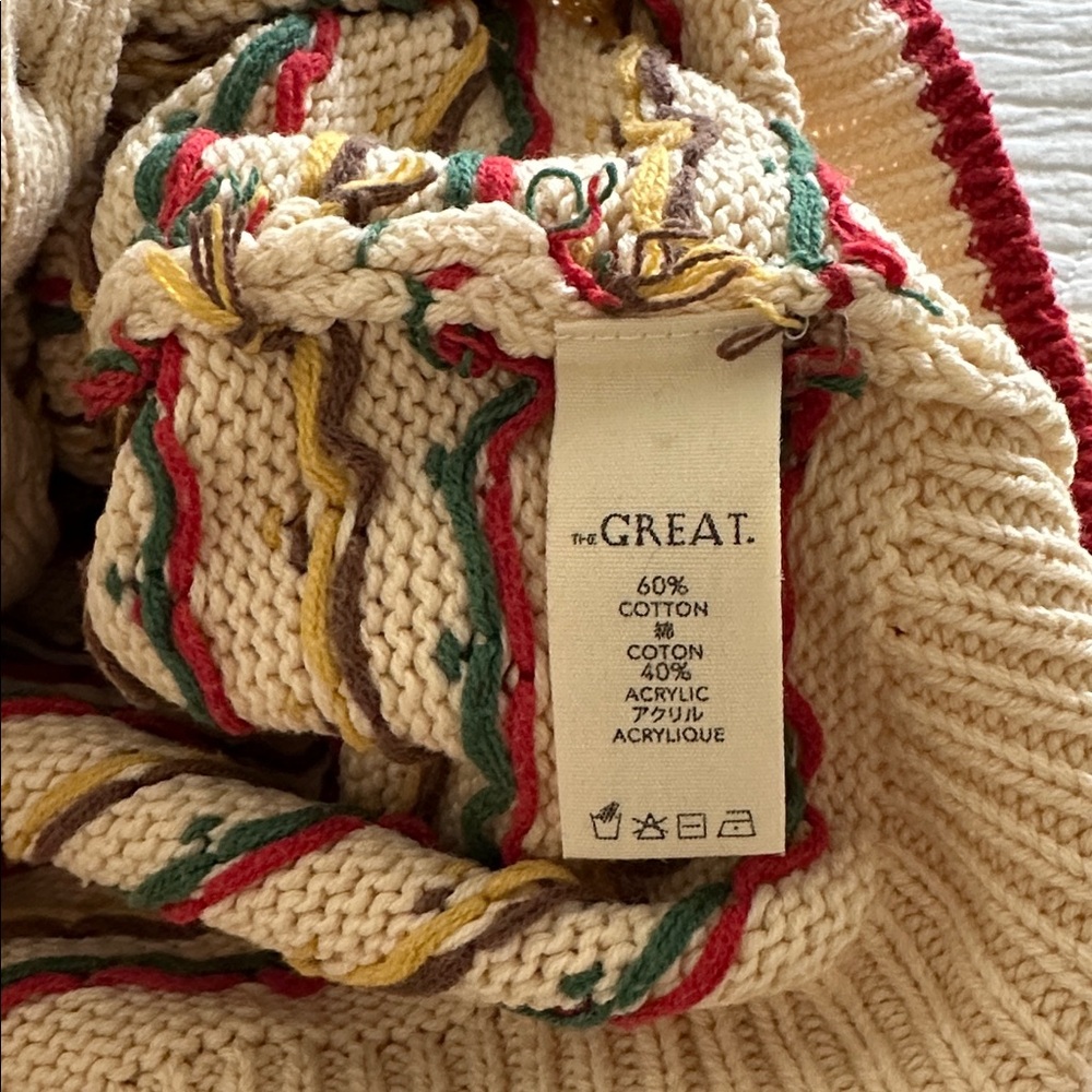 THE GREAT. Ornament Cardigan - Picture 5 of 5
